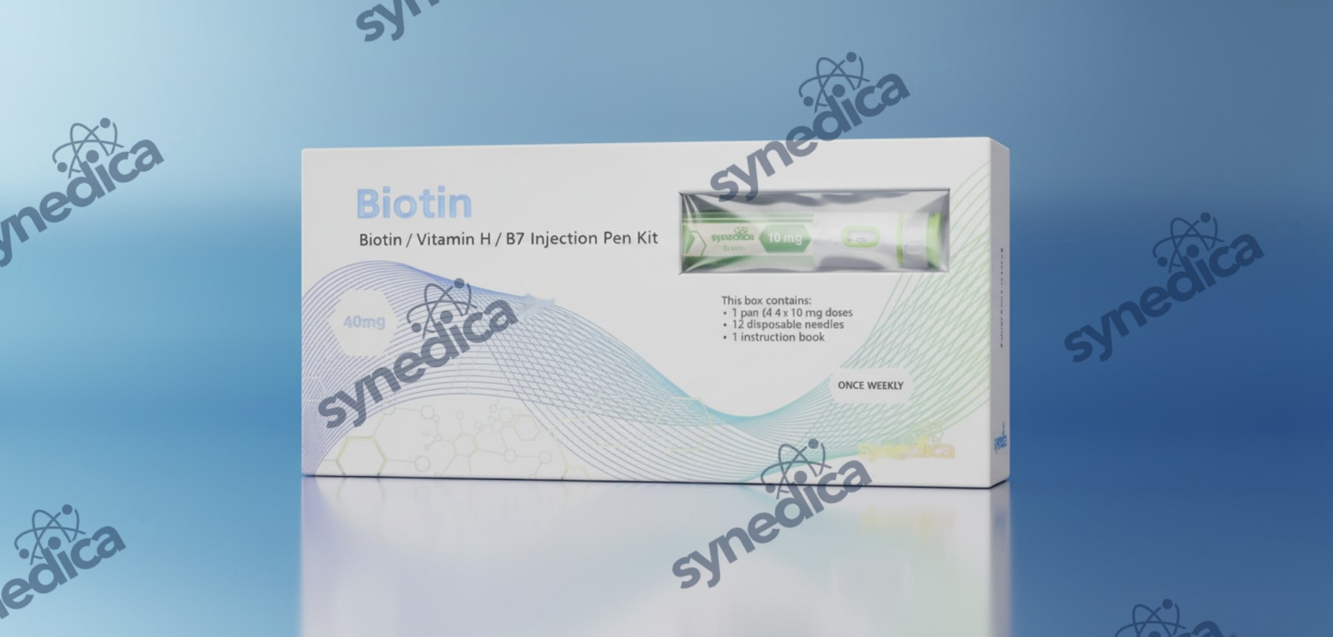 Synedica Biotin 40mg injection pen kit