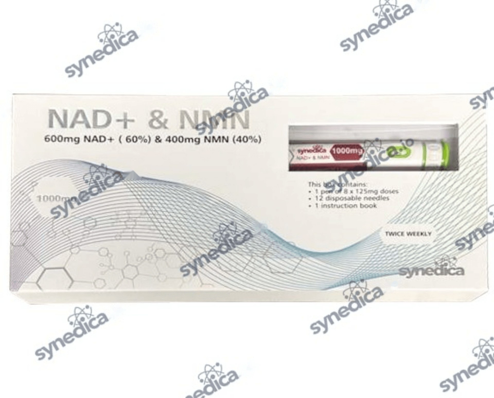 Synedica NAD+ & NMN 1000mg injection pen kit