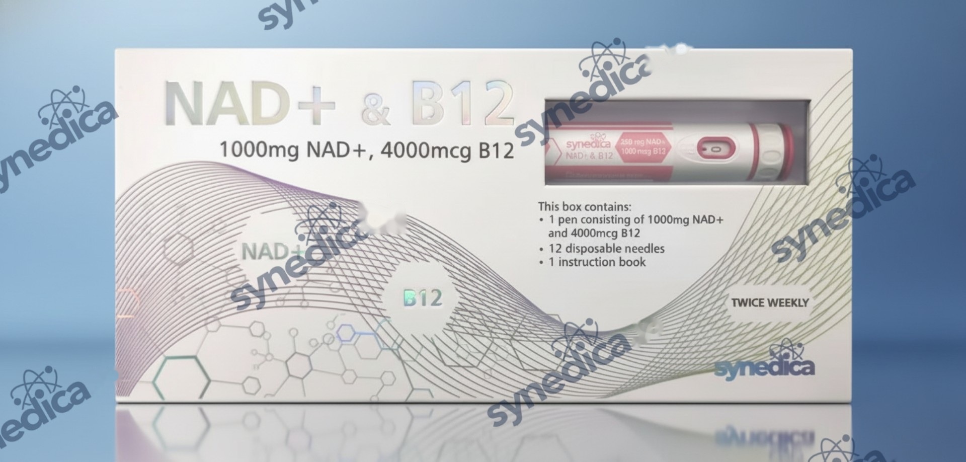 Synedica NAD+ & B12 1008mg injection pen kit