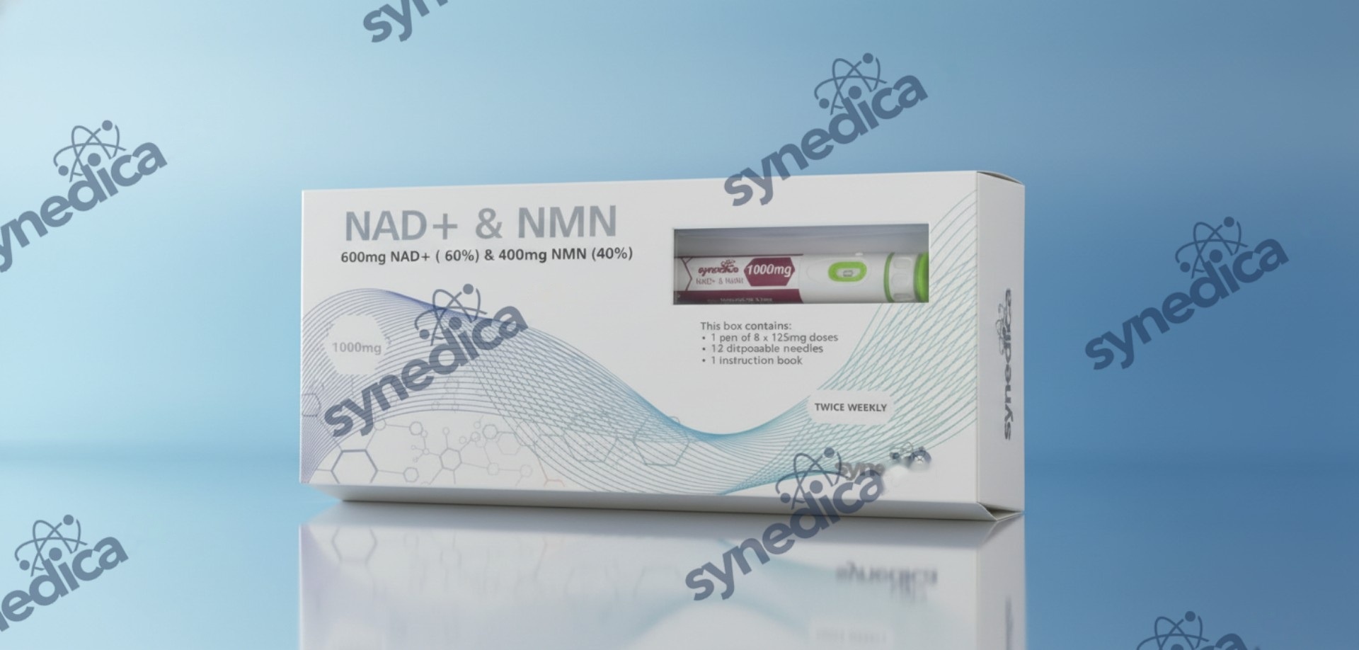 Synedica NAD+ & NMN 1000mg injection pen kit